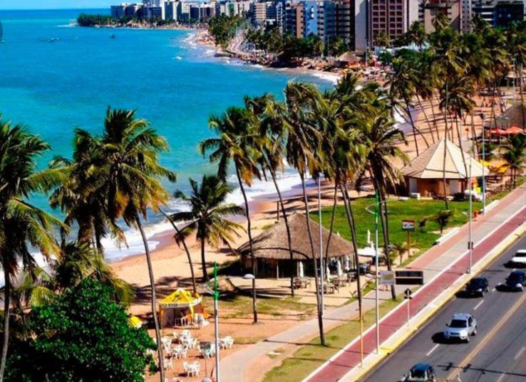 Appartamento Flat with the sea view Maceió Esterno foto